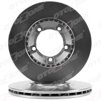 ÖN FREN DİSKİ HAVA KANALLI HYUNDAI H100 2.5L D4BA D4BF 4D55 4D56 PANELVAN 94-05 / 2.6L D4BB KAMYON ET 96-03 253 çap x 5 bijon - Adet disk fiyatıdır