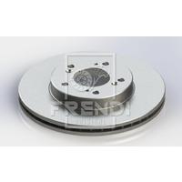 ÖN FREN DİSKİ HAVA KANALLI HONDA CR-V 2.0L B20 96-01 / HR-V 1.6L D16W1 99-07 / PRELUDE 2.0L F20A4 92-96 2.2L H22A4 97-01 282 çap x 5 bijon - Takım dis