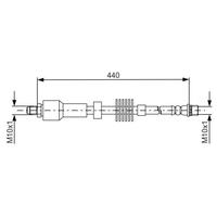 ÖN FREN HORTUM CITROEN C4 II 09>18 DS4 11>15 ESP SİZ ARAÇLAR İÇİN