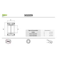 ÖN TEKERLEK RULMANI KIT VW Golf 1.6 1999-08-2007-03