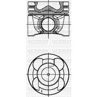 PİSTON SEGMAN 0.50 NAVARA / PATHFINDER 2.5 05- 89.50 MM YANMA HUCRE:47.4