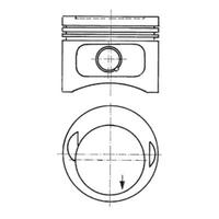 PİSTON SEGMAN STD 95.50mm MERCEDES M102 W201 W123 W124 W460 22 PIM