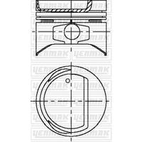 PİSTON SEGMAN STD COROLLA 1.3 12V 2E 88-99