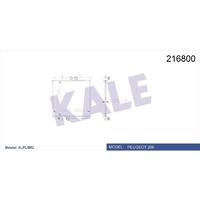 RADYATÖR 206 98 1.0-1.4-1.6 16V MEK KLİMASIZ 415x380x25