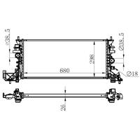 RADYATÖR AL/BRZ OPEL ASTRA K B16 1.0 1.2 1.4 1.6 Turbo 1.5CRDI 1.6CDTI 15 > MT