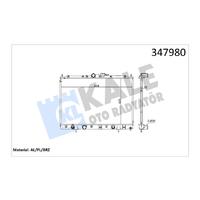 RADYATÖR AL/PL/BRZ PAJERO PININ AT