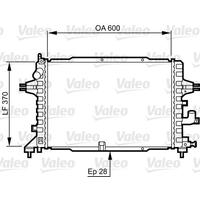 RADYATÖR ASTRA H 1.3-1.7-1.9 CDTİ 04 ZAFIRA 1.7-1.9 CDTI 05 AC KLİMASIZ-KLİMALI MEK 599x368x26