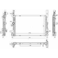 RADYATOR BRAZİNG A/M 546X351X26 FOCUS III 1.5 TDCİ 2011 606033