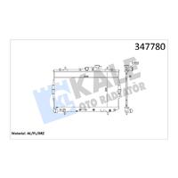RADYATÖR BRAZİNG ACCENT 1.3-1.5 95-00 AC KLİMASIZ MEK 335x598x16