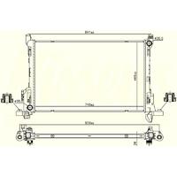 RADYATOR BRAZİNG MT 748X468X26 TRAFFİC III 1.6 DCİ 2014 630793-6000618060
