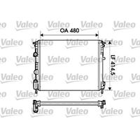 RADYATÖR CLIO II-KNG-LOGAN1.5 DCI-1.6 16V-1.9 DTI-K4M AC MEK 480x414.5x23