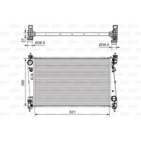 RADYATÖR DOBLO 1.4-1.3 DMTJ 10 &gt; COMBO 1.3 CDTİ 12 &gt; MEKANİK AC /- 620x400x16