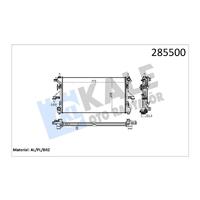 RADYATÖR DUCATO-BOXER-JUMPER 2.2 HDİ 06 KLİMASIZ MEK 1 SIRA ALB SİSTEM AL/PL/BRZ