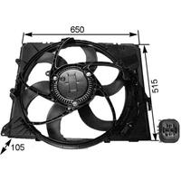 RADYATOR FANI KOMPLE BMW N43 N45 N46 N52 N53 E81 E82 E87 E88 E90 E91 E92 E93 E84 E89