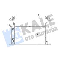 RADYATÖR FIAT STILO RADYATÖR AL/MKNK 585X416X34