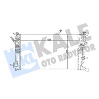 RADYATÖR MGN III 09 SCENIC III 09 1.5DCI-1.4TCE MEK AC KLİMASIZ 630x378x26