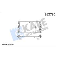 RADYATÖR OPEL ASTRA J 1.7-2.0CDTI 09<15-ZAFIRA C 2.0CDTI 11>CASCADA-CHEVROLET CRUZE 1.7TD 12> AT BR AZING 680X398X26 SU RADYATÖRÜ