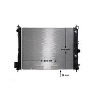 RADYATÖR OPEL MOKKA 1.4-1.6 12- MOKKA X 1.4-1.6 CDTI 12- 1300365-1300366-42418327-94552132