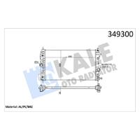 RADYATÖR OTOMATİK ASTRA J-ZAFIRA TOURER C-CRUZE 1.4-1.6 AL/PL/BRZ 680x397x28