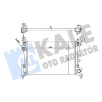 RADYATÖR PEUGEOT BIPPER-CITROEN NEMO-FIAT FIORINO 1.4 08 MT 24MM AL/MKNK 540X378X24
