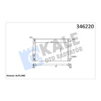 RADYATÖR TOYOTA RAV4 2.0 06 > 670x418x16 AL/PL/BRZ