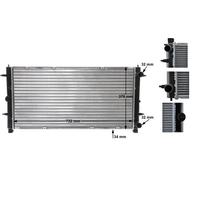 RADYATÖR TRANSPORTER T4 2.4-2.5 TDI AC KLİMASIZ MEK OTOM 719x346x34