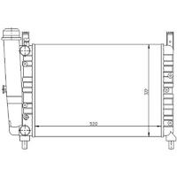 RADYATÖR UNO 70 1.4 ie-1.5 ie MEK 520x322x23