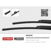SİLECEK SÜPÜRGESİ 550/550mm MUZ TİPİ A4 03-04 CABRILOET 04-07 MERCEDES C-Class 03-07 MERCEDES CLK