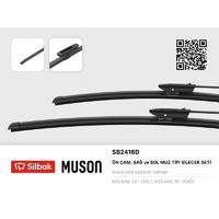 SİLECEK SÜPÜRGESİ 600/400MM MUZ TİPİ P301-C ELYSEE-CLIO III 09/05 TALIA 00 FLUENCE 09
