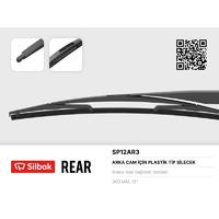 SİLECEK SÜPÜRGESİ ARKA PLASTIK TIP 300mm C1-NITRO-P107-TWINGO-AYGO-YARIS P1