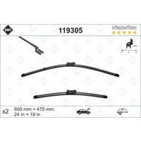 SİLECEK SÜPÜRGESİ ÖN ÜSTTEN BASMALI GOLF5-GOLF6-JETTA-PASSAT-CADDY-YETI 600 x 475 mm