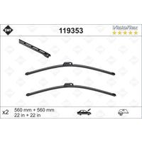 SİLECEK SUPURGESI TAKIMI 560mm / 560mm MERCEDES W203 CL203 S203 C209 A209 . AUDI A4 SWF