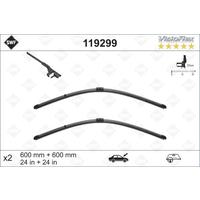 SİLECEK SUPURGESI TAKIMI 600mm / 600mm MERCEDES W204 S204 C204 C218 X218 W212 S212 C207 A207 SWF