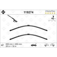 SİLECEK SUPURGESI TAKIMI 650mm / 450mm BMW F10 F11 SWF