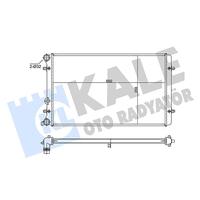 SU RADYATÖRÜ AUDI A3-TT-SEAT LEON-TOLEDO II-SKODA OCTAVIA I-VW BORA-GOLF IV 1.6 1.8T 1.9TDI 98 MT AC NAC BRAZING 650x398x22 1J0121253J-1J0121253N-1J01