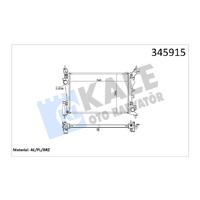 SU RADYATÖRÜ FIAT PUNTO-FIORINO-QUBO 1.2 1.4 1.4 16V 05 MT AC NAC BRAZING 540x348x26