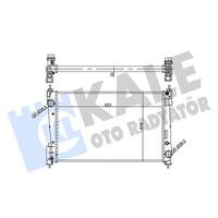 SU RADYATÖRÜ OPEL CORSA D 1.3CDTI 06 FIAT PUNTO 1.3DMTJ 05 MT MEKANİK 622x414x32