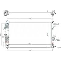 SU RADYATÖRÜ OPEL INSIGNIA A 09>17 OTOMATİK 1.6 CDTI - 2.0 CDTI B16DTH-DTJ-B20DTH