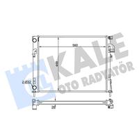 SU RADYATÖRÜ RENAULT TRAFIC II-OPEL VIVARO-NISSAN PRIMASTAR 1.9DCI-DTI 2.0 2.0 16V 01 MT BRAZING 560x448x26 2140000QAS-4408645-4414161-4414691-9116600