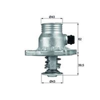 TERMOSTAT 105 BMW E38 E39 M60 62
