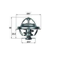 TERMOSTAT 80 C MERCEDES OM616 W123 W460