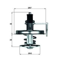 TERMOSTAT 84 C MERCEDES S-CLASS M116 M117 W126 C126