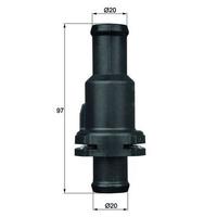 TERMOSTAT KOMPLE 75C GOLF 5-6-JETTA-PASSAT-SCOROCCO-TIGUAN-A3-LEON 04-11 1.4TSI-2.0TDI BMY-BLG-CFF