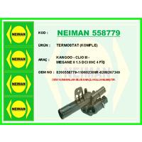 TERMOSTAT KOMPLE KANGOO - CLIO III - MEGANE II 1.5 DCI 89C 4 FİŞ