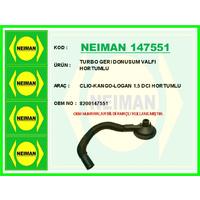 TURBO GERI DONUSUM VALFI HORTUMLU CLIO-KANGO-LOGAN 1.5 DCI HORTUMLU