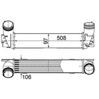 TURBO RADYATORU BMW E90 M57 N57
