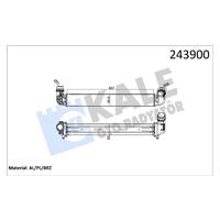 TURBO RADYATÖRÜ INTERCOOLER FLUENCE 10 1.5DCI 657x89x85 2 SIRA ALB SİSTEM