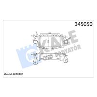 TURBO RADYATÖRÜ INTERCOOLER VECTRA 2.0-2.2 DTİ MEK AL/PL/BRZ