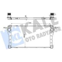 TURBO RADYATÖRÜ INTERCOOLER TOYOTA AVENSIS 1.6L 1WW WWT270 dizel 15- / VERSO 1.6L 1WW WAR20 dizel 15- 690x369x26