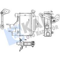 TURBO RADYATÖRÜ INTERCOOLER TOYOTA COROLLA 1.4L 1NDTV NDE120 04-06 125x260x64